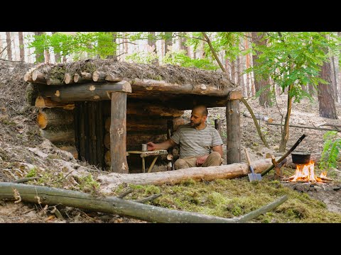 Видео: водонепроницаемая площадка для моего подземного убежища, бушкрафт, без разговоров
