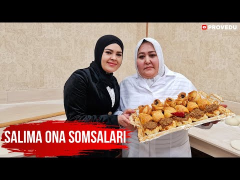Видео: Salima Ona Somsalari - Нежная, сочная, слоёная самса от пекарни с историей в 30 лет. Узбекистан.