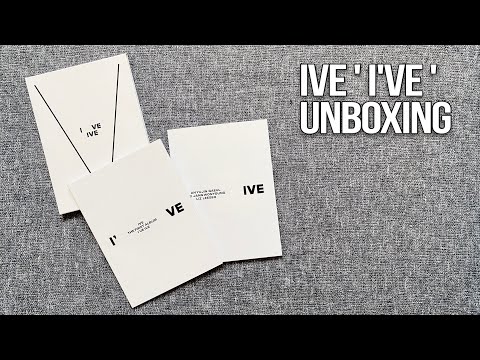 Видео: IVE 'I'VE' FIRST ALBUM | Unboxing | Обзор | Распаковка | Анбоксинг