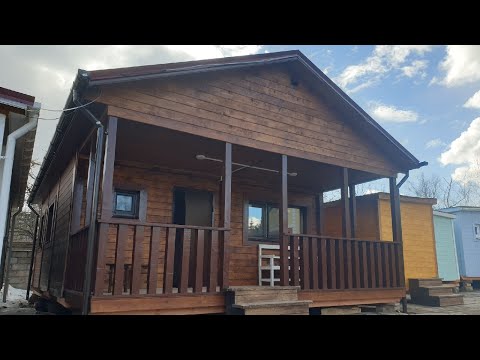 Видео: Минидом 6х9. Обзор садового домика "Паркано".
