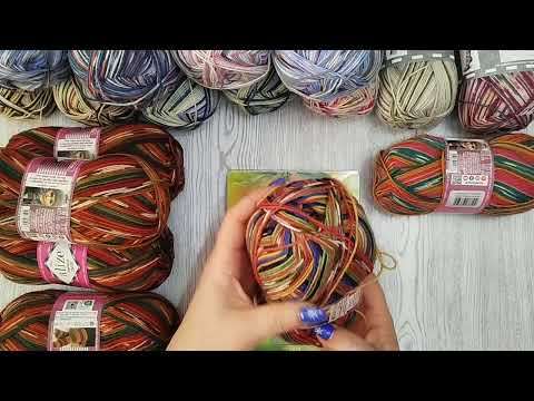 Видео: Вся моя пряжа...🧶🧶🧶 Носочная