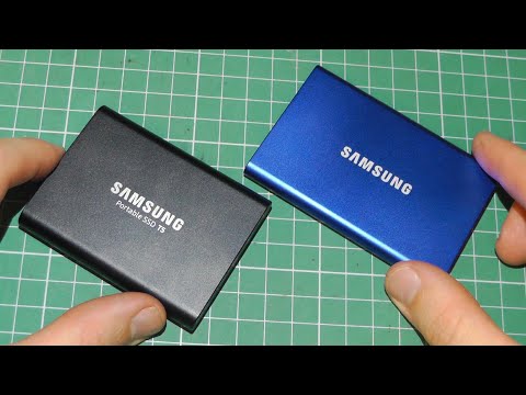 Видео: Внешний SSD Samsung T7 - обзор и мнение, сравнение с T5, про чехол и нагрев MU-PC1T0H/WW