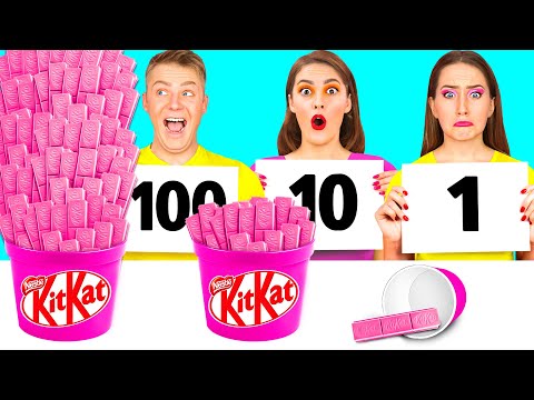 Видео: 100 Слоев Еды Челлендж | Потрясающие Кулинарные Рецепты от TeenChallenge