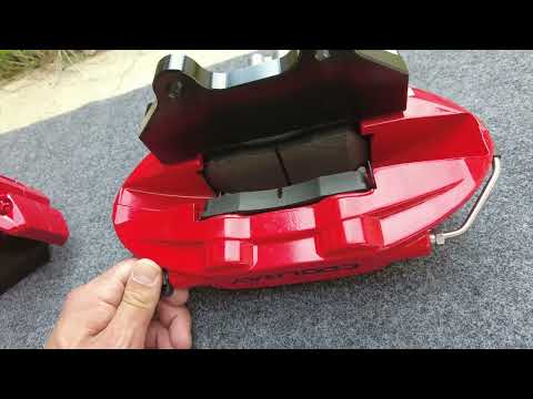 Видео: Усиленные тормоза Dicase DR6 355мм + 4pot суппорта 355mm с электроручником для Geely Coolray