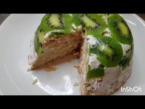Видео: Тортик из печенья без духовки!👍