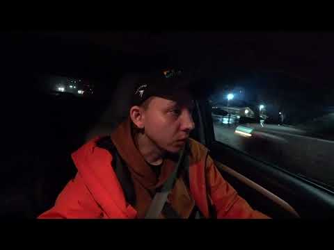 Видео: Такси США во время ледяного шторма, это капец!