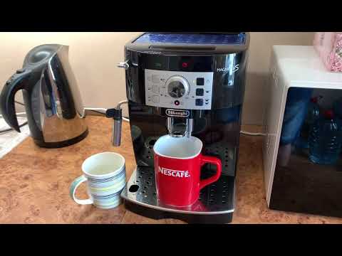 Видео: Delonghi ECAM 22.110 - 22.114 Magnefica S. Декальцинация, очистка от накипи кофемашины.