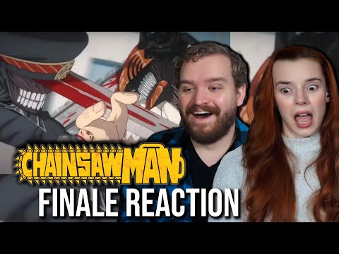 Видео: ФИНАЛ «Человек с бензопилой»?!? | Реакция и обзор 1x12 | Против Человека с катаной | MAPPA на Cru...