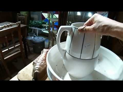 Видео: Сюрприз Барахолка Германия антикварная мебель керамика фарфор стекло мы в поиске клада антик лавка