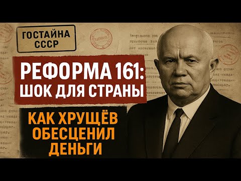 Видео: Как Хрущев Обокрал Весь СССР ? Кто приказал уничтожить Советский Рубль ?