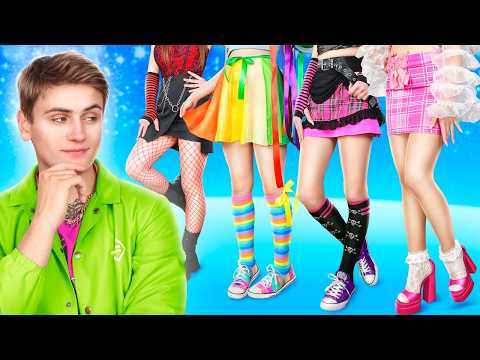 Видео: Встречаюсь с Четырьмя Девушками Одновременно! Alt vs Soft vs Indie vs E-Girl