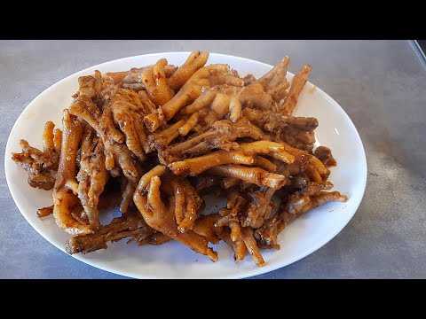 Видео: Куриные лапки по-китайски. Деликатес. Chicken feet Chinese style. Delicacy.