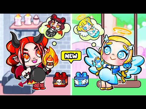 Видео: БЕРЕМЕННЫЙ АНГЕЛ vs БЕРЕМЕННЫЙ ДЕМОН | Обновление Avatar World ✅ Toca Life World