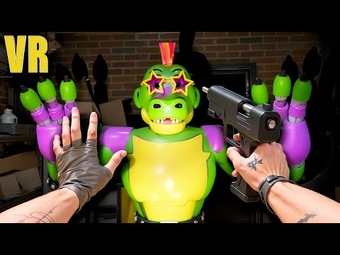 Видео: VR АНИМАТРОНИКИ ПУГАЮТ ОХРАННИКА В БОНЕЛАБ FNAF BONELAB COOP ОБМАНУЛИ ГИГА МОНТИ