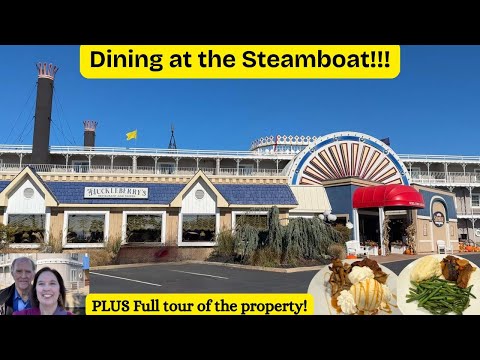 Видео: Обзор обеда и полная экскурсия по отелю Huckleberry's - Fulton Steamboat Inn! #lancasterpa #steam...