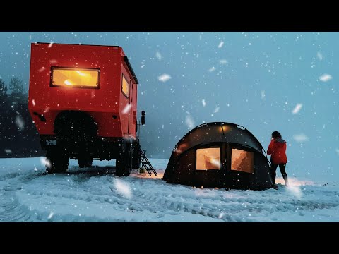 Видео: 24-ЧАСОВОЙ СНЕЖНЫЙ ЛАГЕРЬ В ЯЯЛЕ