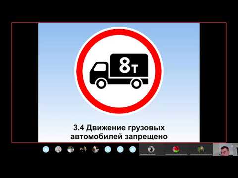 Видео: Приложение №2 Дорожные знаки. Запрещающие знаки.