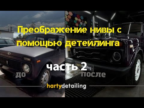 Видео: Непростая химчистка НИВЫ | Как с помощью детейлинга, сделать автомобиль новым