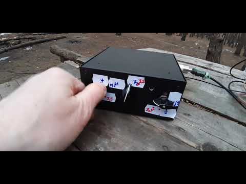 Видео: Трансивер "СТЕП-2" работа на прием в полевых условиях