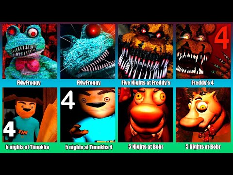 Видео: Пять Ночей с Бобром Ночь 5,5 Ночей с Тимохой 4,5 Ночей с Аниматрониками,Пять Ночей с Фроги