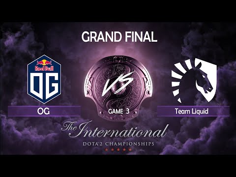 Видео: [GRAND FINAL 3 game] OG vs Team Liquid The International 9 Dota 2. Комментируют VILAT & XBOCT