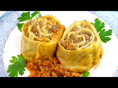 Видео: Штрудли / Штрули - ленивые пельмени! Отличная идея для вкусного обеда или ужина.