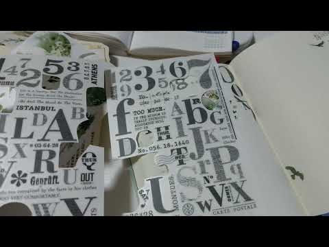 Видео: Ещё несколько слов о переводных наклейках #Midorihibino 