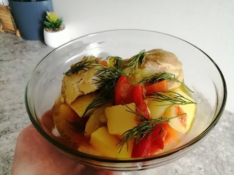 Видео: Легкий и вкусный рецепт. Хашлама из курицы в мультиварке!