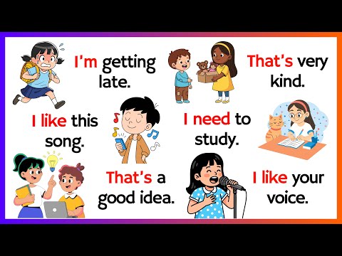 Видео: Говорите по-английски с детьми | Разговорный английский для детей | Повседневные английские предл...