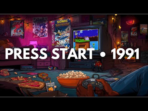 Видео: Подвал Аркады ’91 // Sonic Ретро Микс для Фокуса — Synthwave & Chillwave