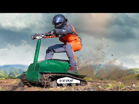 Видео: Самый маленький вездеход в мире? Но едет по взрослому!