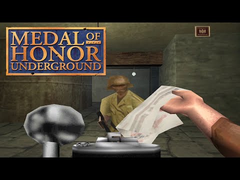 Видео: Medal of Honor Underground - Обзор игры (Playstation 1) Вспомнить Всё №17
