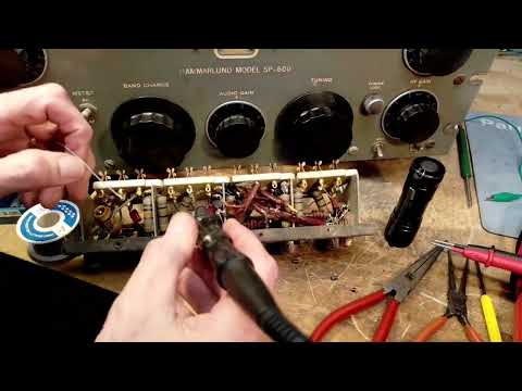 Видео: Видео приемника связи Hammarlund SP-600 № 17 — тест HiPot