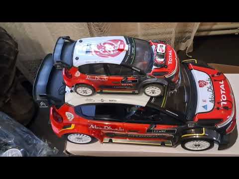 Видео: Mjx 7303, citroen c3wrc модель 1/7. 