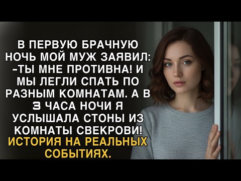 Видео: В ПЕРВУЮ НОЧЬ МУЖ СКАЗАЛ_ «ТЫ МНЕ ПРОТИВНА!» А НОЧЬЮ Я УСЛЫШАЛА СТОНЫ ИЗ КОМНАТЫ СВЕКРОВИ