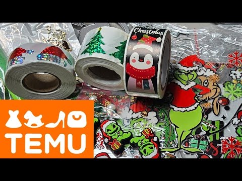 Видео: Рождественский крафт-пак | Код купона Temu fav45575