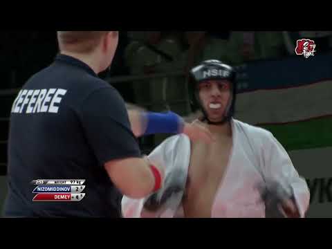 Видео: Демей Бексултан (KZ) 97 кг Низомиддинов Улугбек (UZ)