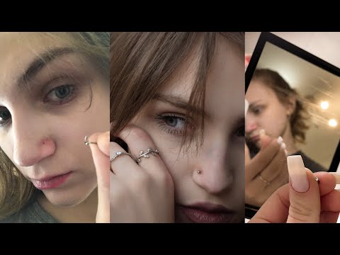 Видео: пирсинг носа | моя неудачная история (боль, келоид, мои ошибки, почему больше не буду прокалывать)