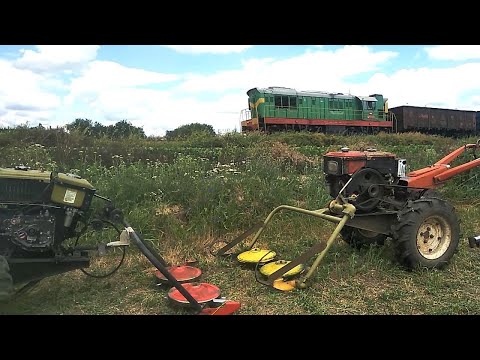 Видео: МОТОБЛОЧНАЯ РОТОРНАЯ КОСИЛКА. ПОЛЕЗНЫЕ ДОРАБОТКИ. ОБЗОР И РАБОТА.