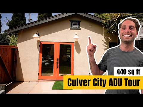 Видео: Экскурсия по ADU площадью 440 кв. футов в Калвер-Сити: потрясающий дизайн на сложном участке