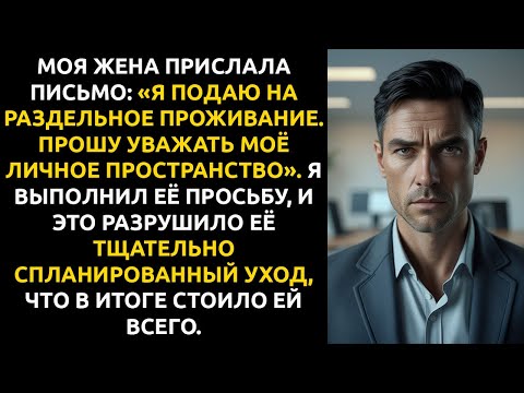 Видео: ЖЕНА потребовала РАЗВОДА по почте. Мой логичный ответ разрушил её тщательно продуманный план.