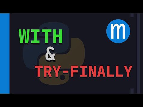 Видео: Все о менеджерах контекста и try-finally в Python