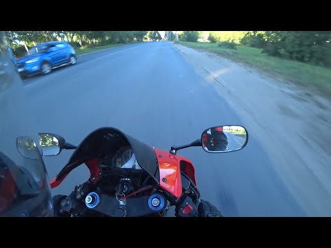 Видео: Первый выезд в город на мотоцикле CBR 600 RR