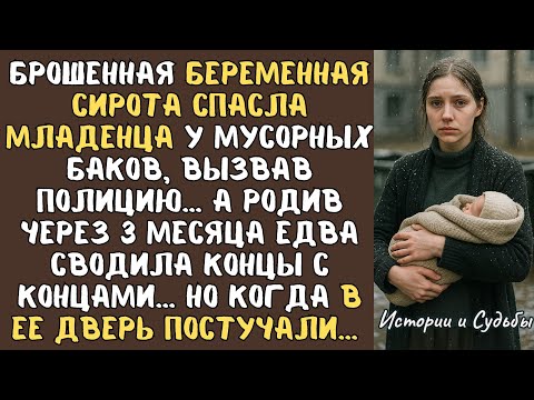 Видео: Брошенная беременная СИРОТА спасла МЛАДЕНЦА у мусорных баков, вызвав полицию… А родив через 3 месяца
