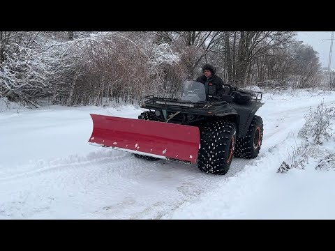Видео: Самодельный ОТВАЛ для квадроцикла
