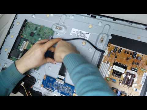 Видео: ремонт телевизора samsung ue32f5020, нет изображения(нет подсветки, ремонт led подсветки)