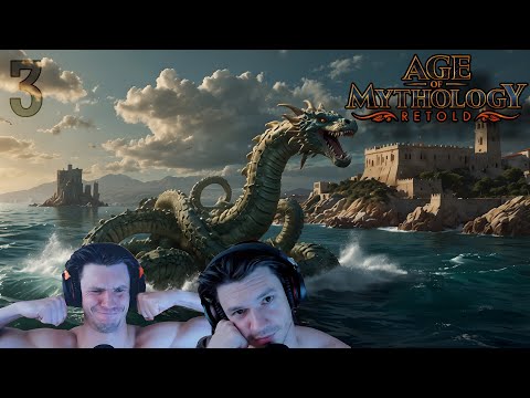 Видео: 3.Начало начал. Кампания: Падение трезубца. Age of Mythology: Retold. Невозможная сложность.