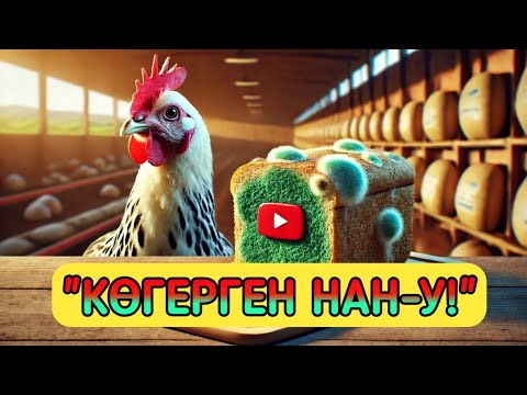 Видео: "Көгерген нан – қауіпті у! Тауықтарға көгерген нан беруге бола ма?"