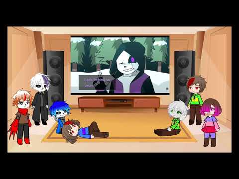 Видео: Glitchtale (Undercheat) реакция Glitchtale на Эпик!Санс против Даст!Санс.