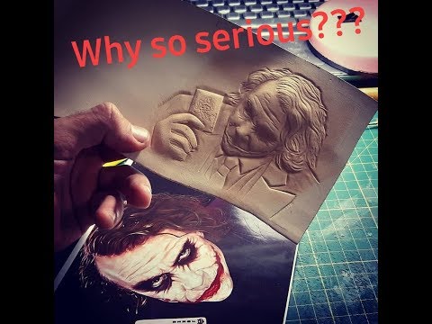 Видео: Making a Leather Wallet. LEATHERCARVING  ‎joker‬  тиснение по КОЖЕ, процесс Делаю ДЖОКЕРА.